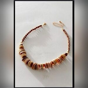 FREE PEOPLE, Isabella Choker Necklace, Neutral - NEW!!